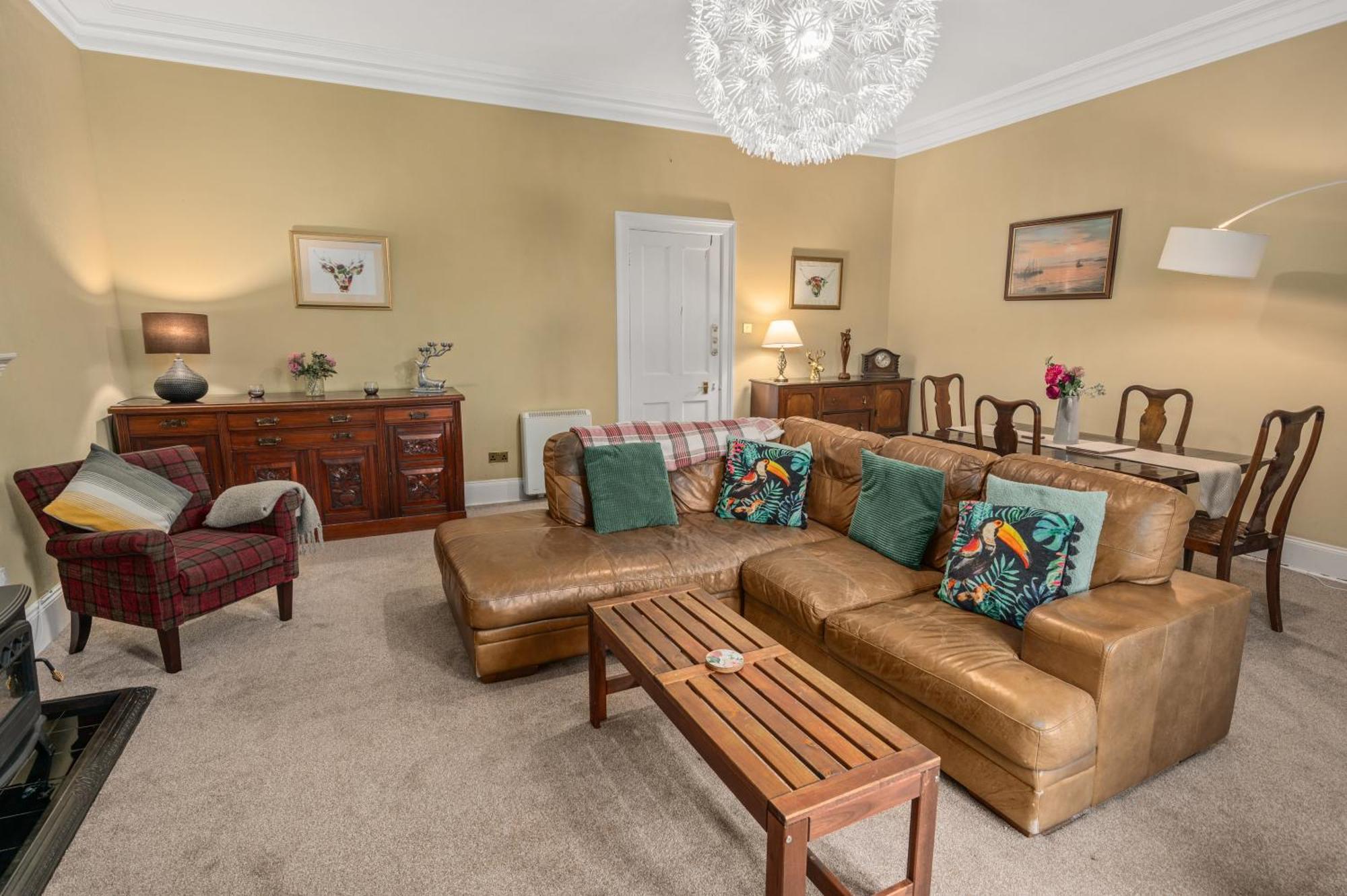 Panoramic Sea Views - Stunning 3Bd Apt & Balcony Oban Bagian luar foto